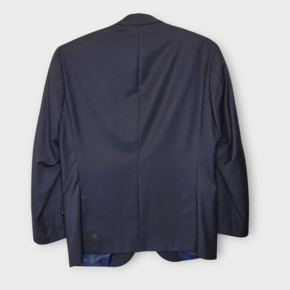 Scotch & Soda Navy Blazer with Floral Lining - Picture 4 of 8